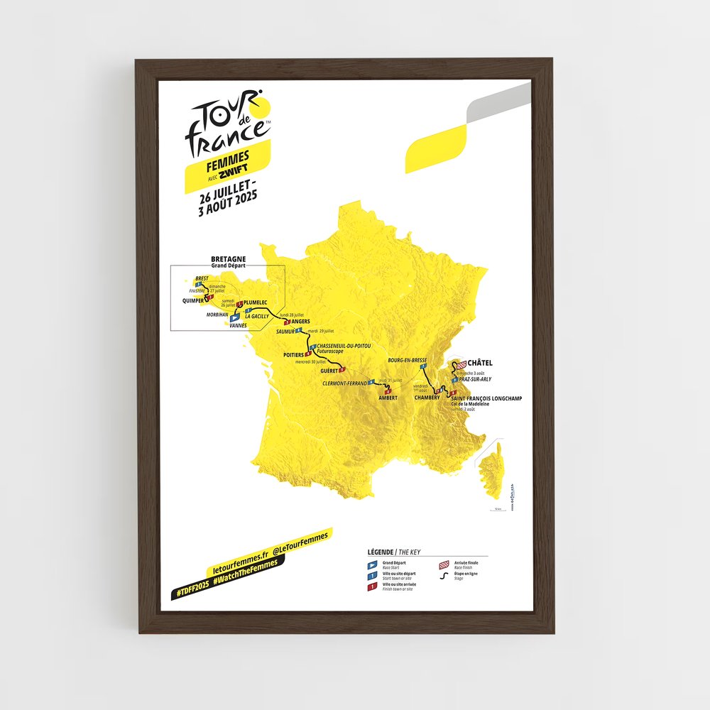 Poster La Route des Femmes – affiche Cyclisme (vue 5)